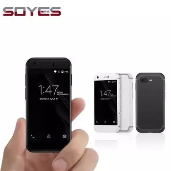 Маленький смартфон SOYES 7S, 2,5 дюйма, Android 9,0, 2 ГБ ПЗУ, 16 ГБ, две SIM-карты, 600 мАч, 3G, мобильный телефон