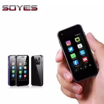 Маленький смартфон SOYES XS13 Pro, 2,5 дюйма, Android 9,0, 2 ГБ ПЗУ, 16 ГБ, 1520 мАч, камера, WIFI, две SIM-карты, 3G, мобильный телефон 2GB 16GB