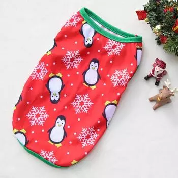 Маленький Средний Большой Собака Рождество Товары для питомцев Одежда Тедди Хлопковая одежда Осень и Зима Лось Кошка Кошка Собачья одежда XS