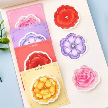 Маленький свежий блокнот для заметок Kawaii Flower Notepad Канцелярские принадлежности Счет Декоративный материал Дневник Style 3