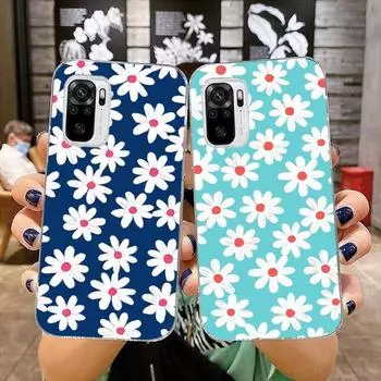 Маленький свежий чехол для телефона «Сломанный цветок» для Xiaomi 12 11T 10 9 Redmi Note 11 10 10S Pro Redmi 9 9A 8, прозрачный чехол для телефона Xiaomi 12-12X