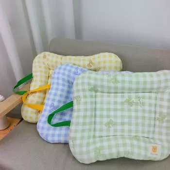 Маленький свежий осенне-зимний коврик для домашних животных, коврик для собак, клетчатый матрас для домашних животных, всесезонный утолщенный коврик для маленьких собак и кошек 40*50cm