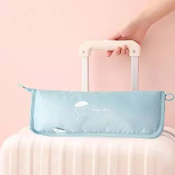 Маленький свежий принтовый зонт сумка для хранения клатч-типа абсорбирующий складной зонт сумка для выхода портативная водонепроницаемая сумка для хранения тёмно-синий