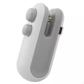 Маленький запайщик пакетов Ручной чип для хранения пищевых продуктов Картофельные чипсы белый