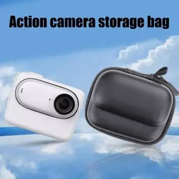 Маленький защитный контейнер для хранения камеры с ручкой, застежкой-молнией, плюшевой подкладкой, ударопрочный