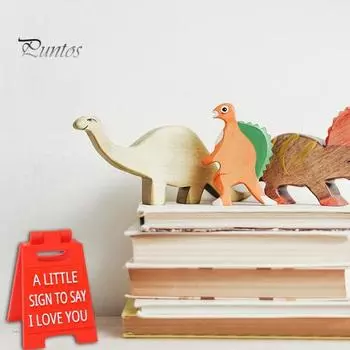 Маленький знак, веселый и дружелюбный дизайн, романтический маленький знак, говорящий, что я люблю тебя, знак, украшение для украшения дома белый/красный