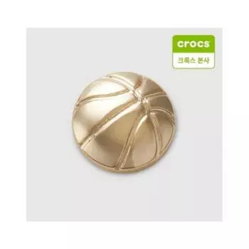 Маленький золотой баскетбольный брелок Crocs Gibbits 10014177 shuffle
