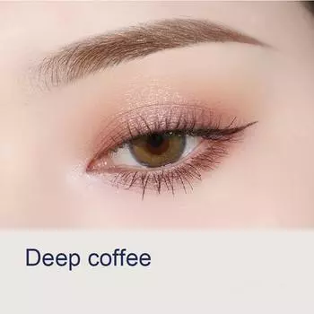 Маленький золотой карандаш для бровей с двойной головкой, водостойкий, устойчивый к поту, прочный, не красится, не снимает макияж, натуральный туман для бровей 1