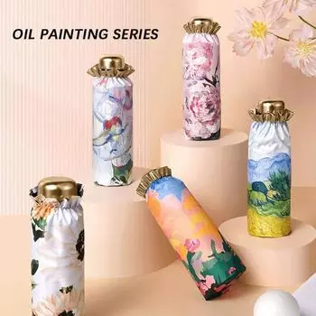 Маленький зонт для женщин, складной, ветрозащитный, для мужчин, УФ-модный мини-портативный карманный защитный подарок, маленький устойчивый зонт для путешествий, на открытом воздухе, PA