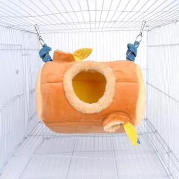 Маленькое гнездо для хомяка, утолщенный теплый зимний гамак для морской свинки, джунгли набор лиана, гнездо для хомяка