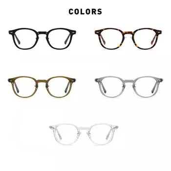 Маленькое круглое плоское зеркало в стиле ретро TR90. Новые очки в антисиней оправе. Очки унисекс можно носить с очками.