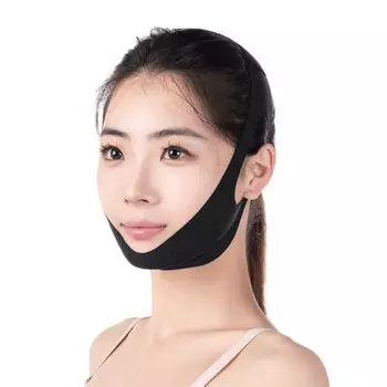 Маленькое Лицо Лицо Линия Лица Уменьшает Меньше Красота Корректирует Носогубные Заменяет Глаз Легко Уменьшает Двойной Подбородок Дома Пояс, Лента, Коррекция, Отек, чёрный