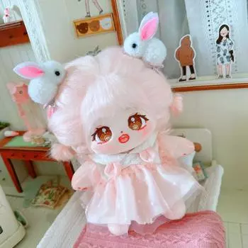 Маленькая очаровательная розовая кукольная одежда 20 см со шпилькой для девочек, одежда для звезд
