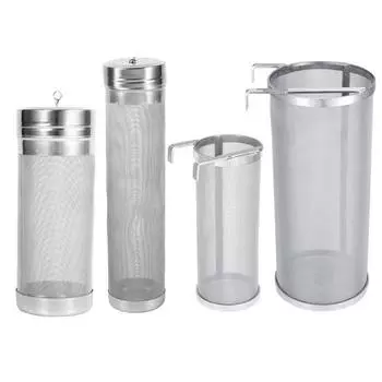 Маленькое отверстие 300 микрон Rvs для приготовления вина и пива Сетчатый фильтр Bier Voor Zelfgemaakte Brew Thuis Koffie Droog Hopper Brew с мелкой сеткой дуршлаг