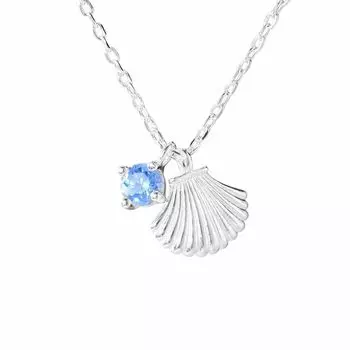 Маленькое ожерелье из ракушек для женщин в корейском стиле Ins, простая, маленькая, свежая и универсальная цепочка на ключицу