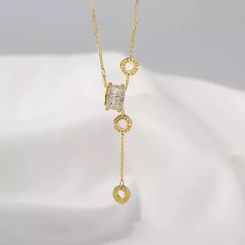 Маленькое ожерелье на талию, женское легкое роскошное нишевое дизайнерское чувство, темперамент, бахромчатая ключичная цепочка