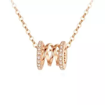 Маленькое ожерелье с подвеской на весну, женское нишевое дизайнерское ювелирное изделие высокого класса, ожерелье Ins Wind