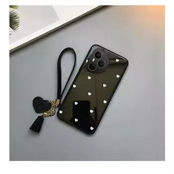 Маленькое сердечко любви, чехол из закаленного стекла для Honor 400 Pro 400 Lite, противоударный, с кисточкой-шнурком, чехол для телефона с мягкими краями для Honor 400Pro For honor 400