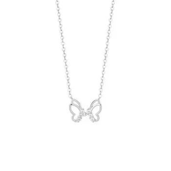 Маленькое свежее и милое полое ожерелье с бабочкой для женщин, новый стиль, универсальное ожерелье