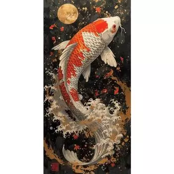 Malen-nach-Zahlen-Set auf Leinwand DIY-lkunst Tierbild Heim-Wanddekoration H4337