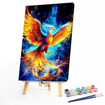 Malen-nach-Zahlen-Set auf Leinwand DIY-lkunst Tierbild Heim-Wanddekoration H4655