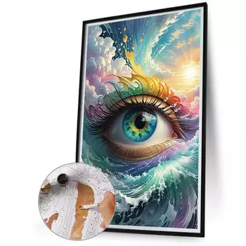 Malen-nach-Zahlen-Set auf Leinwand DIY-lkunst Tierbild Heim-Wanddekoration H4438