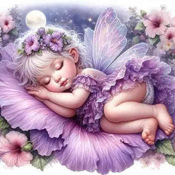 Malen-nach-Zahlen-Set auf Leinwand DIY-lkunst Mdchenbild Heim-Wanddekoration H4566