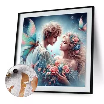 Malen-nach-Zahlen-Set auf Leinwand zum Selbermachen lkunst Mdchenbild Heimwand H5581