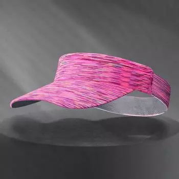 Maleroads Foldable Visor Baby Boy and Girl Summer Quick-Drying Sun-Proof Running Sun-Proof Hat Marathon Cross-Country Running Hat Rainbow color One size
