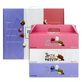 Malgun Farm It’s Real Nuts 3-piece daily healthy nuts gift set, Korean nuts