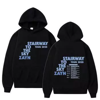 Малик Под Лестницей Альбом Печать Толстовки Зимние Мужские/Женские Толстовки Унисекс Хип-Хоп Мужская Толстовка С Длинным Рукавом Уличная Одежда XS