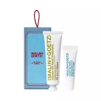 MALIN+GOETZ Праздничный набор бальзамов для рук и губ (Уход за руками Бергамот 30 мл + Бальзам для губ Мохито 10 мл)
