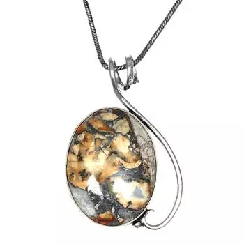 Malinga Jasper Gemstone Handmade Women s Unisex Silver Jewelry Pendant 2
