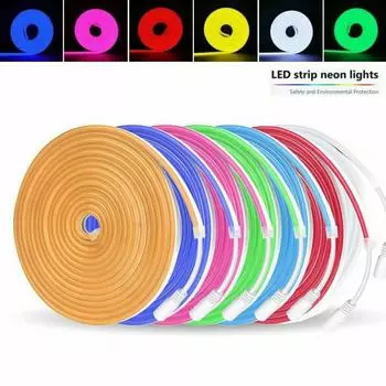 MALITAI DC12V Гибкие светодиодные неоновые лампы 1-5 м DIY неоновая вывеска для декора стен настенный светильник водостойкая силиконовая трубка 1M белый