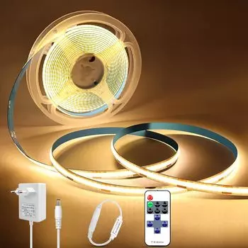 MALITAI RF Control Led Light Strip COB Кухня Настенный светильник с регулируемой яркостью Лента под шкафом Светодиодная лента с вилкой европейского стандарта 1M-EU