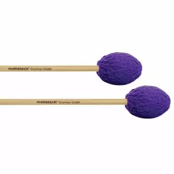 Malletech Marimba Mallet Chamber Series Rattan Soft to Medium Purple 1 pair [CH8R] Handle Hardness Color