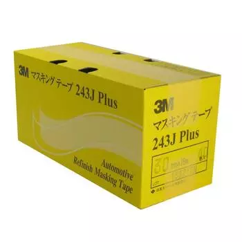 Малярная лента 3M PLUS 30 мм x 18 м 40 рулонов № 243J жёлтый