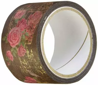 Малярная лента Kamiiso Birdcage and Rose 25 мм x 5 м Sansho, GR-4069