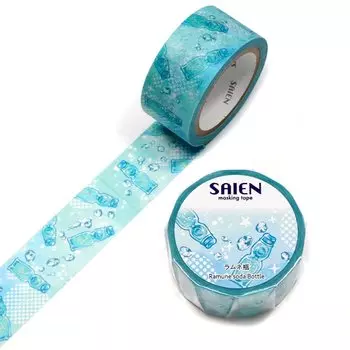 Малярная лента Kamiiso SAIEN Ramune Bottle 20 мм x 7 м UR-4048