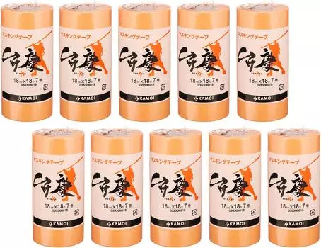 Малярная лента Kamoi Benkei 18мм x 18м 70 рулонов оранжевый
