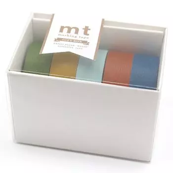 Малярная лента Kamoi Kakoshi MT Gift Box Mat 15 мм x 7 м 5 томов набор MT05G013