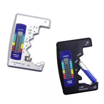 Малый тестер батарей. Высокая точность измерения. Точный монитор батареи типа D. Поставка с завода. чёрный