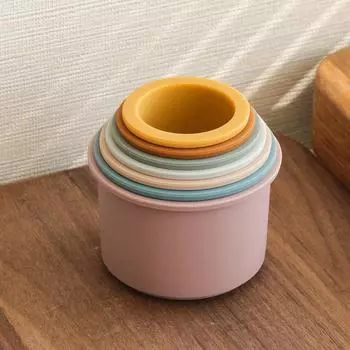 Малыш Играет в Воду Ванна Уличная Пляжная Игрушка Набор Животных Стаканчики для Складывания One Size