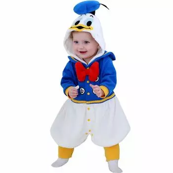 Малыш Малыш Милый Утенок Косплей Детская Комната Хэллоуин Хэллоуин Хэллоуин Событие Малыш [SCLYX] Комбинезон, Комбинезон, Костюм, Домашняя одежда, Одежда, Мальчики, Костюм,