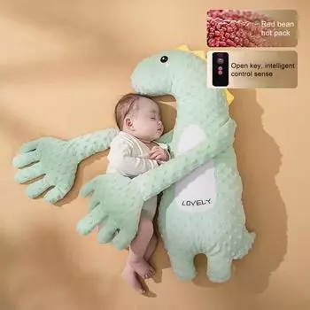 Малыш Похлопывает Спать Олень Подушка Малыша Похлопывание Спящая Игрушка Попка зелёный