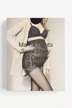 MAMA (2 пары колготок плотностью 20 ден)