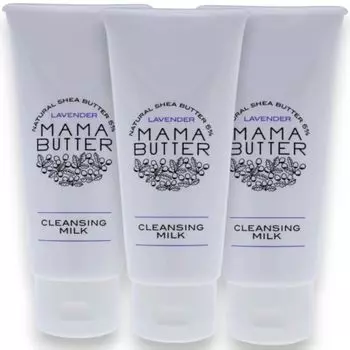 Mama Butter Очищающее молочко нужно для умывания Органический аромат лаванды x set Без добавок [Без лица, увлажняет] 3 шт.
