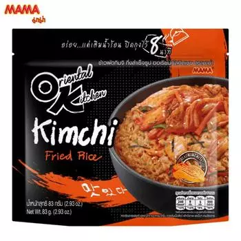 Mama Oriental Kitchen Жареный рис с кимчи быстрого приготовления 83 г x 3 шт / 6 шт / 12 шт - Thai Food 83 g x 3 pcs