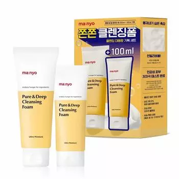 мама:Специальный набор пенки для глубокого и глубокого очищения nyo Pure & Deep Cleansing Foam (200мл + 100мл)