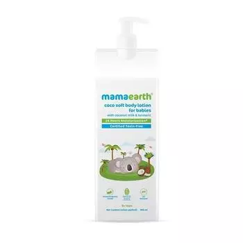 Mamaearth Coco Soft Body Lotion с кокосовым молоком и куркумой, для младенцев, для 24-часового увлажнения - 400 мл